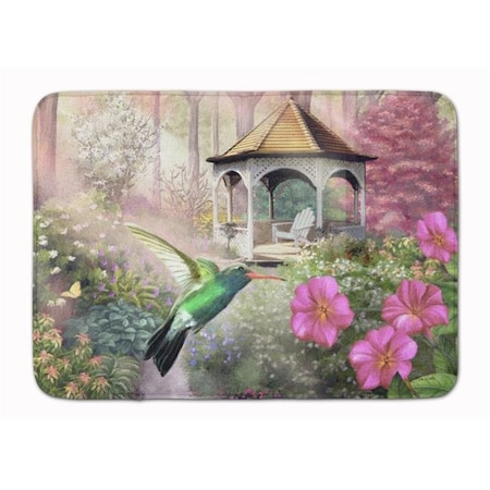 Carolines Treasures Carolines Treasures PTW2052RUG Garden Gazebo Hummingbird Machine Washable Memory Foam Mat PTW2052RUG